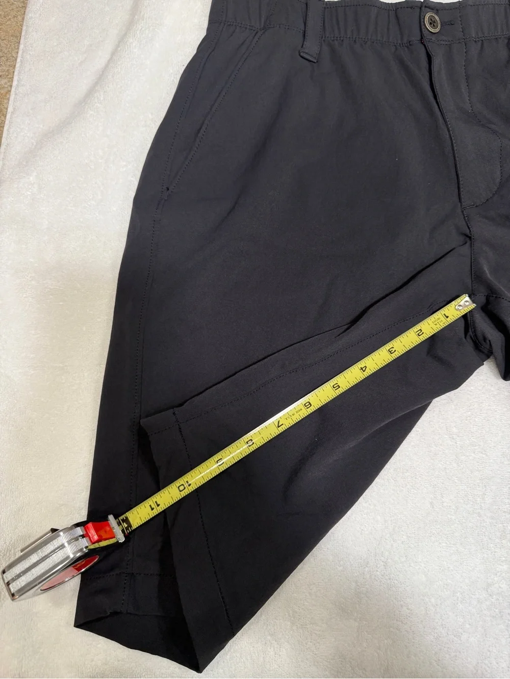Under Armour Men’s Black Hybrid Shorts with Red Waistband
